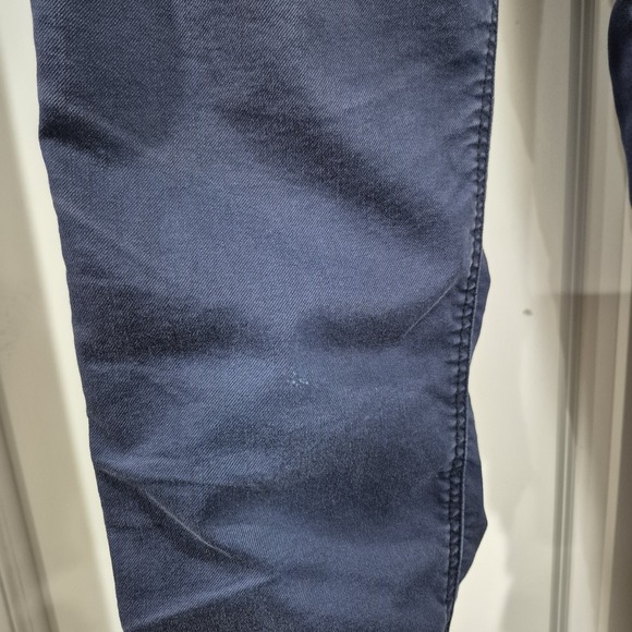Prana Pants Mens 31x32 Blue Bridger Slim Taper Jean Organic Cotton Work *Flaws - Picture 5 of 15